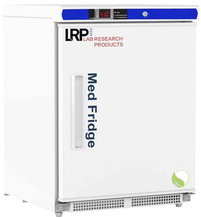 Lab Research Products (LRP) - LRP-HC-UCBI-0404-ADA - 4.6 Cu. Ft. Plus Series Undercounter Refrigerator, Built-In ADA, Solid Door