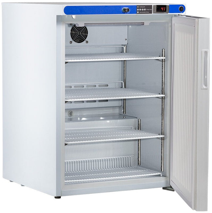 Lab Research Products (LRP) - PH-LRP-HC-UCFS-0504 - 5.2 Cu. Ft. Plus Series Pharmacy/Vaccine Undercounter Refrigerator Freestanding, Solid Door