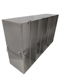 Crystal Industries - UF-412L - Upright Freezer Rack for Mixed Storage of 2", 3", and 3.75" Boxes