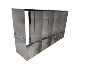 UF-412L - Upright Freezer Rack for Mixed Storage of 2", 3", and 3.75" Boxes