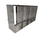 Crystal Industries - UF-412L - Upright Freezer Rack for Mixed Storage of 2", 3", and 3.75" Boxes