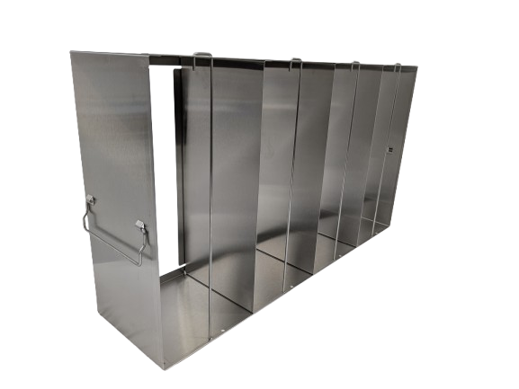 Crystal Industries - UF-412L - Upright Freezer Rack for Mixed Storage of 2", 3", and 3.75" Boxes