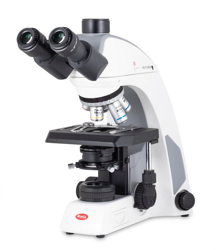 Motic Instruments - 1100104601171 - Panthera C2 Trinocular 50/50 Upright Microscopes, Phase Package