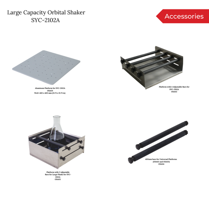 Crystal Industries - OSA01 - Aluminum Platform for Large Orbital Shaker