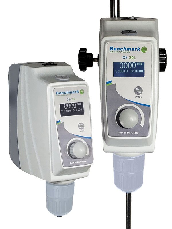Benchmark Scientific - IPS2050-20 - OS20L Overhead Stirrer Includes Stand, and 4 Arm Propeller (LPS2050-P-S4)