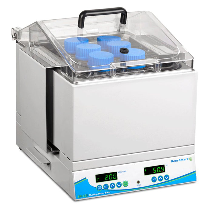 Benchmark Scientific - SB0012 - SB-12L Shaking Water Bath with Universal Spring Platform for Tubes, Bottles, and Flasks