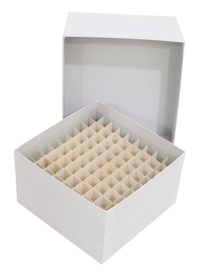 SB3.75C-100 - 3.75" Cardboard Box with 100 Cell Dividers
