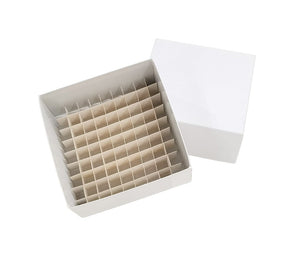 SB3C-64 - 3" Cardboard Box with 64 Cell Dividers