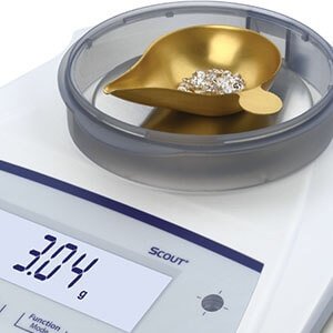 Ohaus - 30253054 - Scout™ Portable Precision Balance for Jewelry Weighing SJX323N/E