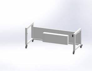 ESCO - SPM-3A2 ETI - Support Stand with Castors Cradle with 12" Piston for 5ft Cabinets