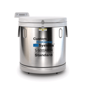 Custom Biogenic Systems - 33505BEH - Model S-5000ABEH, Standard LN2 Container Including 2301 Autofill-Monitor System with Gas By-Pass and LN2 Hose, Extended Height