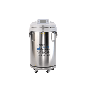 Custom Biogenic Systems - 55156V - Model V-1500AB Isothermal Freezer Including Series 2301 Autofill-Monitor System with Gas By-Pass System and LN2 Hose