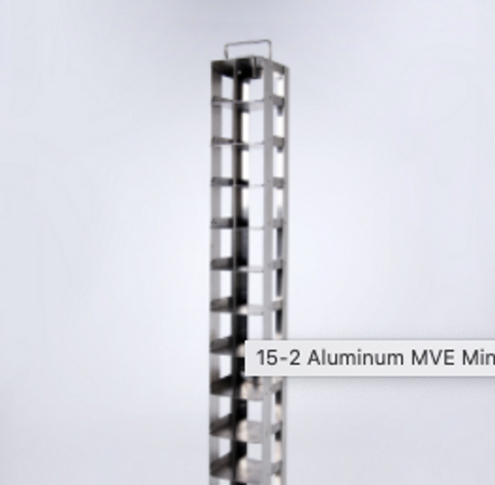 15-2ALMVEM - 15-2 Aluminum MVE Mini Chest Freezer Racks