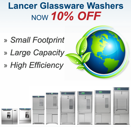 10% OFF Lancer Glassware Washers