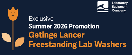 Exclusive Summer 2026 Promotion: Getinge Lancer Freestanding Lab Washers