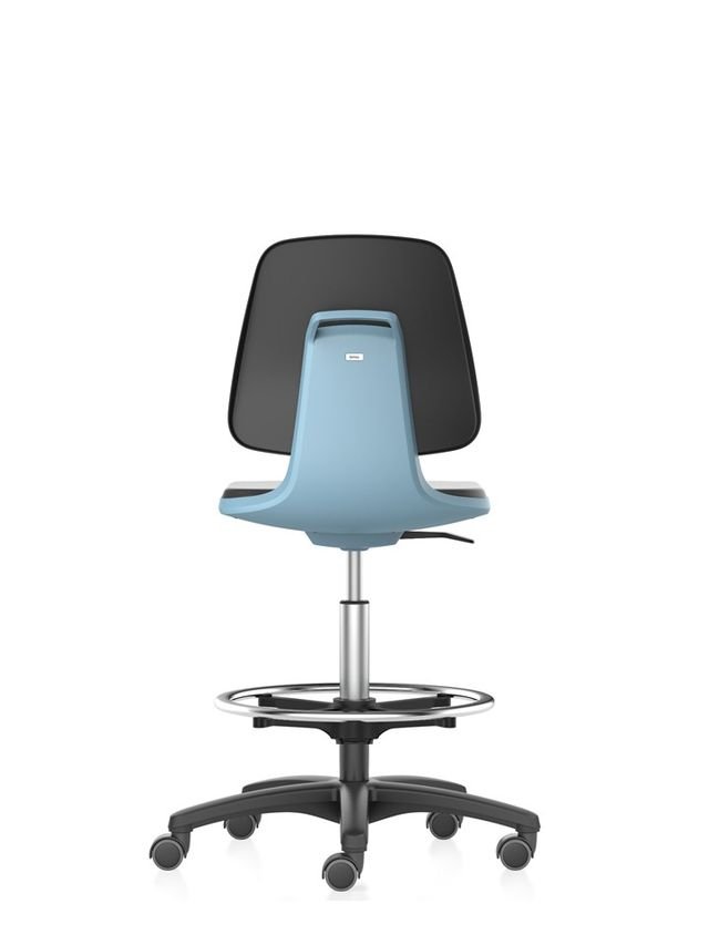 Bimos - 20025416 - Labsit Stool 9121, Bench-to-Counter Height, with Foot Ring, Armless