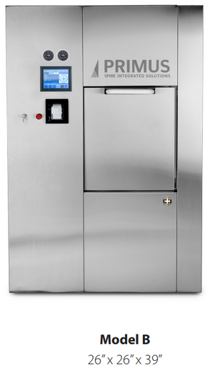 Spire PRIMUS - PSS11-B-MS-DD - Small Laboratory Steam Sterilizers Double Door Model B