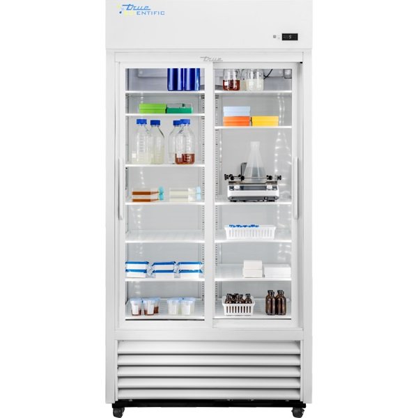 True Scientific - TSCI-850CR-SLG-M-WW-1A - 29.5 Cu.Ft. 2 Sliding Glass Door Chromatography Refrigerator, 115V