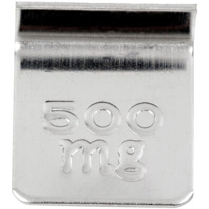 Ohaus - 30390693 - ASTM Individual Scale Calibration Weight 1P TEST Flat 500mg CL6 Accrd TR