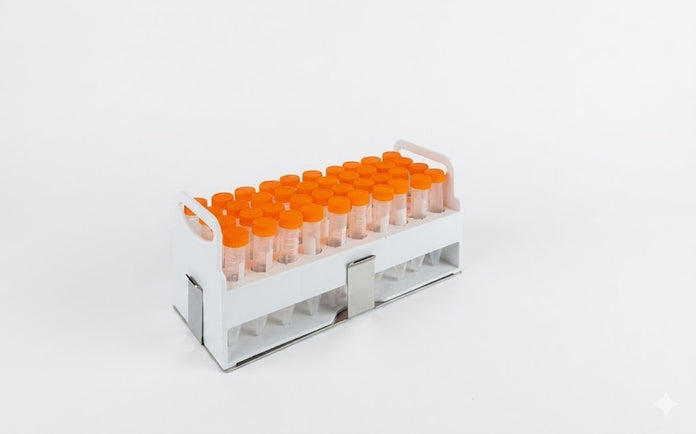 Crystal Industries - IS-A11 - Tube Rack, Holds 40 Tubes x ø14mm