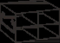 UF-375 - Upright Freezer Rack for 3.75" Boxes