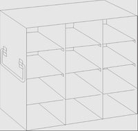 Crystal Industries - UF-2 - Upright Freezer Rack for 2" Boxes