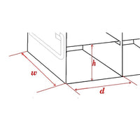 Crystal Industries - UF-43-375 - Upright Freezer Rack for 3.75" Boxes, 4x3 Configuration