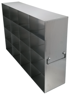 UF-44-L375 - Upright Freezer Rack for Large 3.75" Boxes, 4x4 Configuration