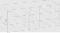 Crystal Industries - UF-L375 - Upright Freezer Rack for Large 3.75" Boxes