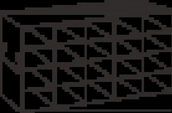 UF-375 - Upright Freezer Rack for 3.75" Boxes