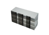 Crystal Industries - UFF-35 - Upright Freezer Rack for 32/8 Flipper JR Reversible Multi-Boxes, 3x5 Configuration