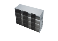 Crystal Industries - UF-343 - Upright Freezer Rack for 3" Boxes, 3x4 Configuration