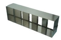 Crystal Industries - UF-MIXED - Upright Freezer Rack for Mixed Storage of 2", 3", and 3.75" Boxes