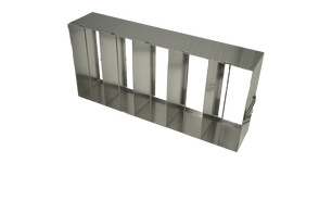 Crystal Industries - UF-512L - Upright Freezer Rack for Mixed Storage of 2", 3", and 3.75" Boxes