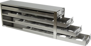 UFD-443-S - Upright Freezer Drawer Rack for 3" Boxes, 4x4 Configuration Made to fit Binder Freezers