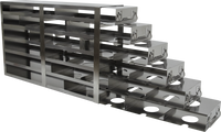 UFD-462-SA - Draw Rack for 2" Polycarbonate Boxes, Made to fit Panasonic Freezers, 4x5 Configuration