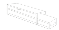 UFD-LB-1 - Drawer Rack with 1 Drawer for Bottles