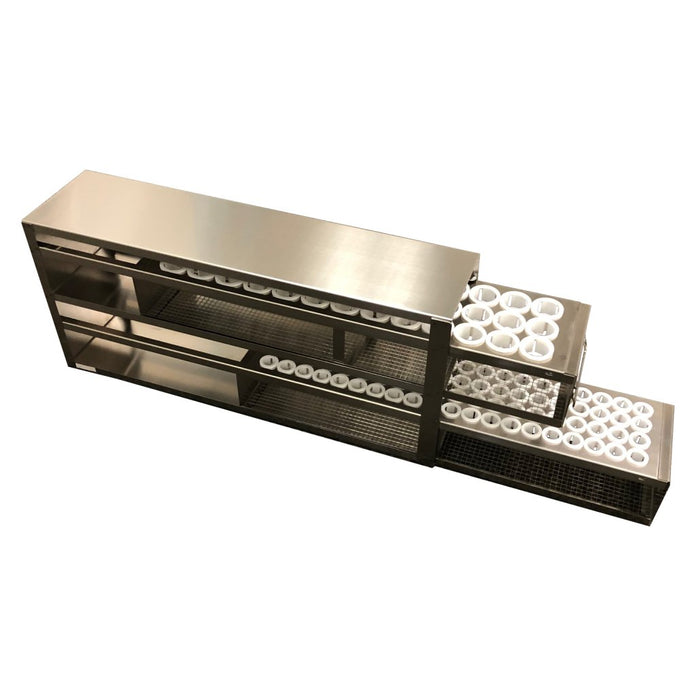 Crystal Industries - UFD-LT15/50 - Upright Freezer Rack with 2 Drawers for 15/50ml Centrifuge Tubes