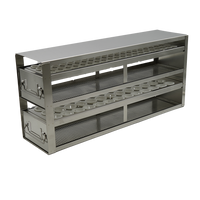 Crystal Industries - UFD-50 - Upright Freezer Rack with Drawer for 50ml Centrifuge Tubes