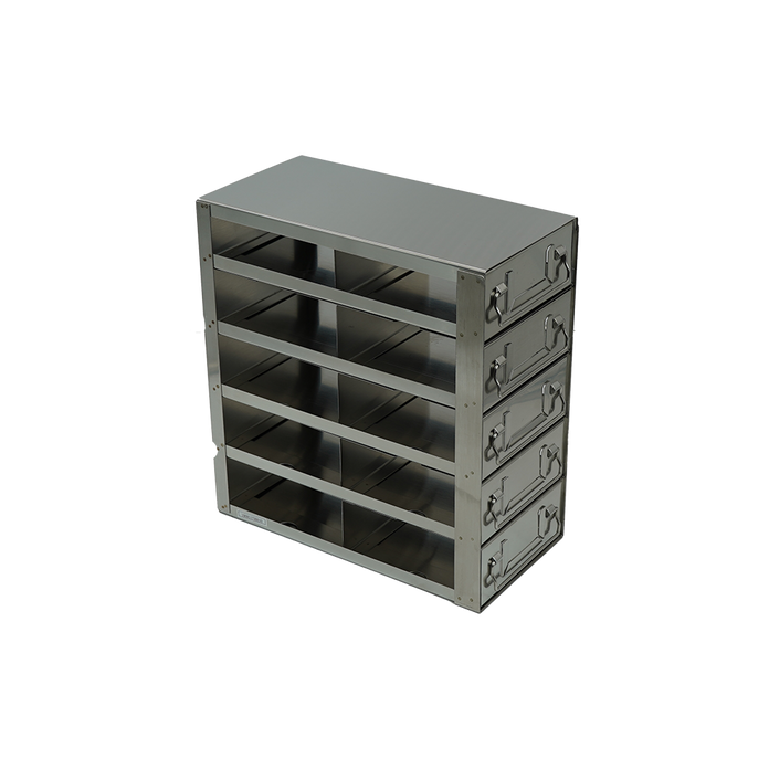 Crystal Industries - UFD-252 - Upright Freezer Drawer Rack for 2" Boxes, 2x5 Configuration