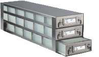 UFDML-63 - Drawer Freezer Rack for SBS Formatted Boxes, 6x3 Configuration