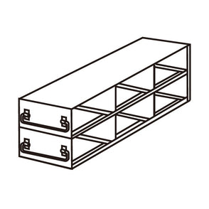 Crystal Industries - UFDMM-32 - Upright Freezer Drawer Rack for SBS Formatted Boxes, 3x2 Configuration