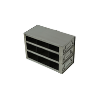 Crystal Industries - UFDMP-33 - Upright Freezer Drawer Rack for Microtiter Plates, 3x3 Configuration