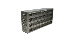 Crystal Industries - UFDPCR-74 - Upright Freezer Drawer Rack for 0.2ml Tube 96-Well PCR Boxes, 7x4 Configuration
