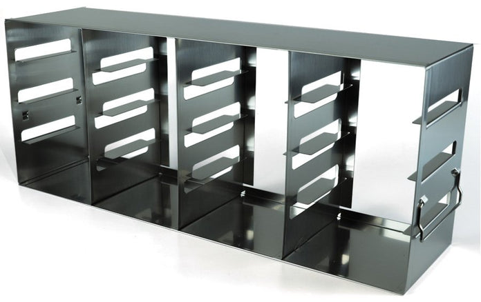 Crystal Industries - UFE-442 - Upright Freezer Eco Rack for 2" Boxes, 4x4 Configuration