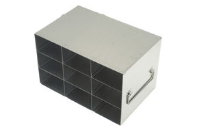 Crystal Industries - UFF-33 - Upright Freezer Rack for 32/8 Flipper JR Reversible Multi-Boxes, 3x3 Configuration