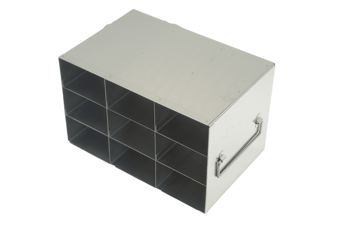 Crystal Industries - UFF-33 - Upright Freezer Rack for 32/8 Flipper JR Reversible Multi-Boxes, 3x3 Configuration