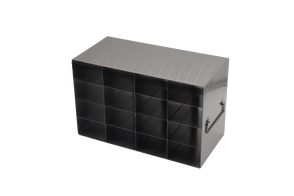 Crystal Industries - UFF-44 - Upright Freezer Rack for 32/8 Flipper JR Reversible Multi-Boxes, 4x4 Configuration