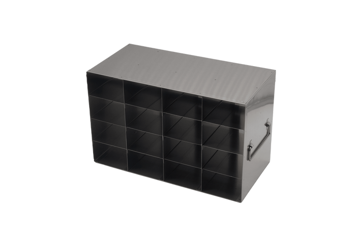 Crystal Industries - UFF-44 - Upright Freezer Rack for 32/8 Flipper JR Reversible Multi-Boxes, 4x4 Configuration