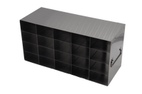 Crystal Industries - UFF-54 - Upright Freezer Rack for 32/8 Flipper JR Reversible Multi-Boxes, 5x4 Configuration